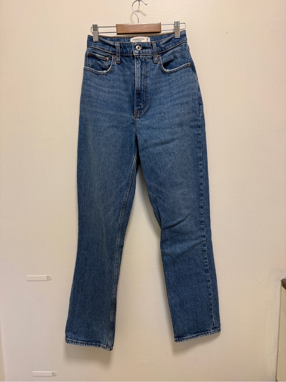 Abercrombie & Fitch 90’s straight curve love jeans size 25